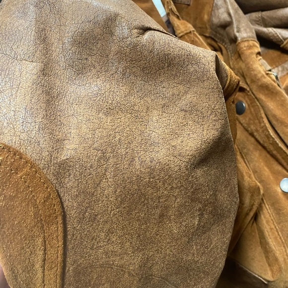 Vintage east west 
suede leather bomber
jacket euc - Picture 15 of 16